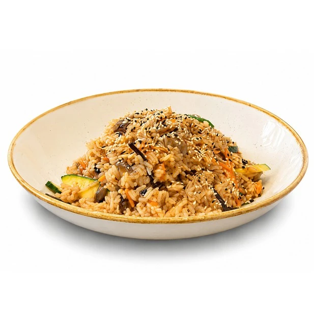 DP Kepti ryžiai su vištienos filė ir Teriyaki-Pekino padažu 